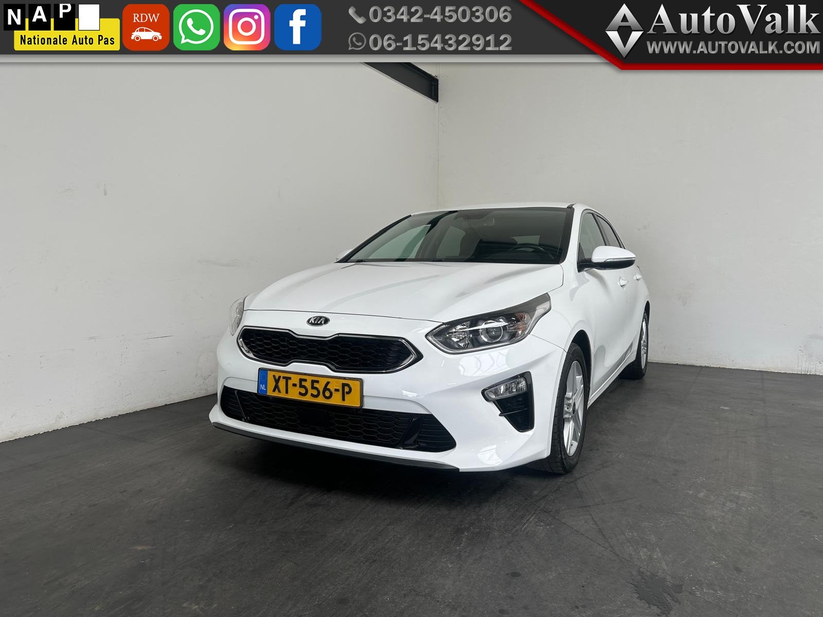 Kia Ceed 1.0 T-GDi DynamicPlusLine (bj 2019), Gebruikt, Euro 6, Origineel Nederlands, Handgeschakeld