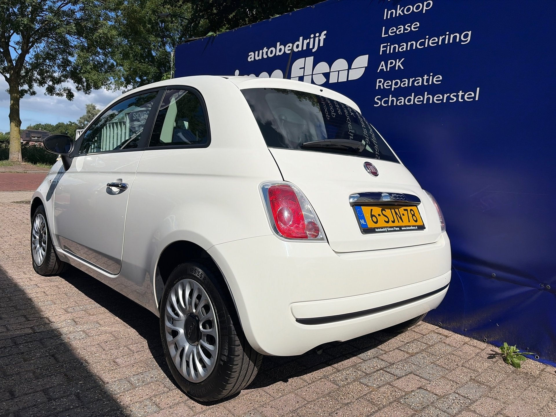 Fiat 500 1.0 TwinAir Pop*AIRCO*, Euro 5, Stof, Gebruikt, Zwart