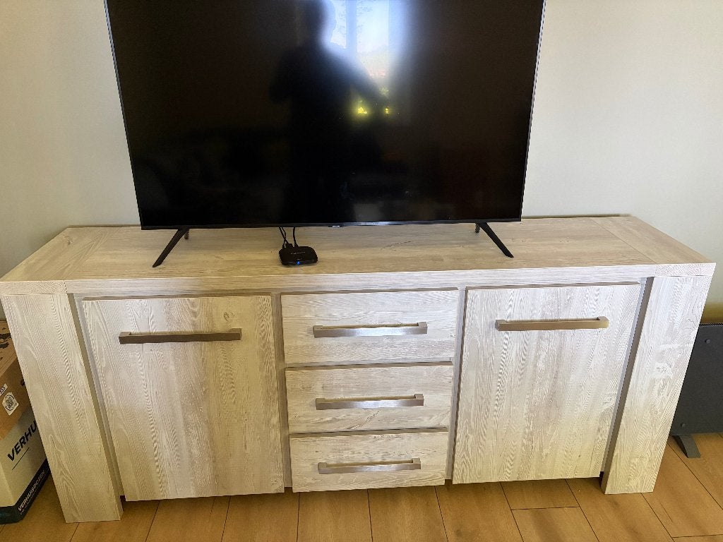 Dressoir, Huis en Inrichting, Kasten | Dressoirs, Gebruikt, 150 tot 200 cm, 25 tot 50 cm, Met lade(s), Met deur(en), Met plank(en)