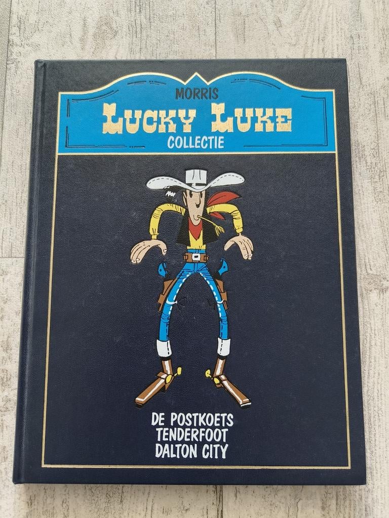Lucky Luke Collectie: De Postkoets, Tenderfoot, Dalton City, Eén stripboek, Ophalen of Verzenden, Zo goed als nieuw, Morris