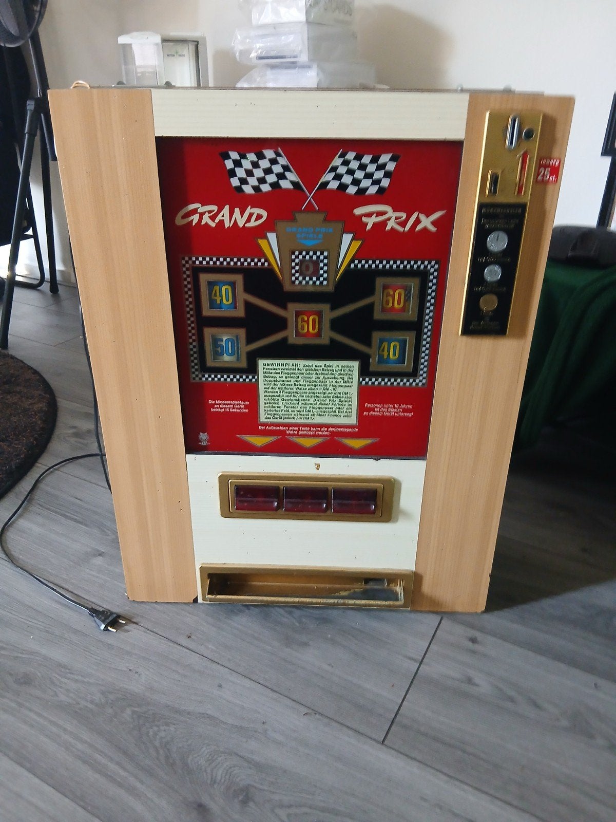 Grand Prix Gokkast - Vintage Fruitautomaat, Ophalen, Gebruikt, 1970 tot heden, Overige merken