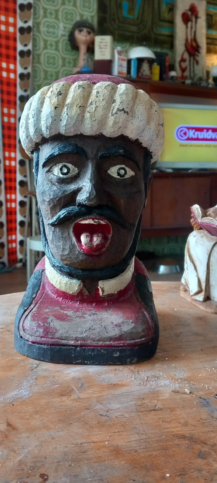Originele antieke gaper 1920 gemerkt, Overige kleuren, Aardewerk of Porselein, Ophalen of Verzenden, Zo goed als nieuw