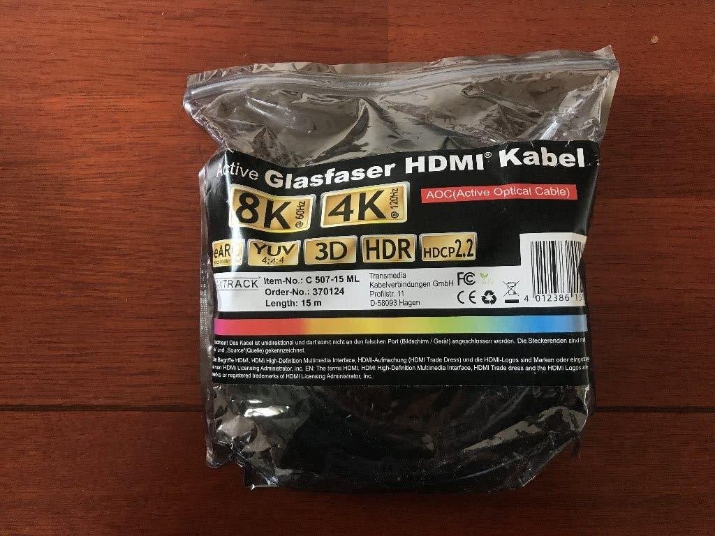 maxtrack Active HDMI kabel, Ophalen of Verzenden, Nieuw, 10 meter of meer, HDMI-kabel
