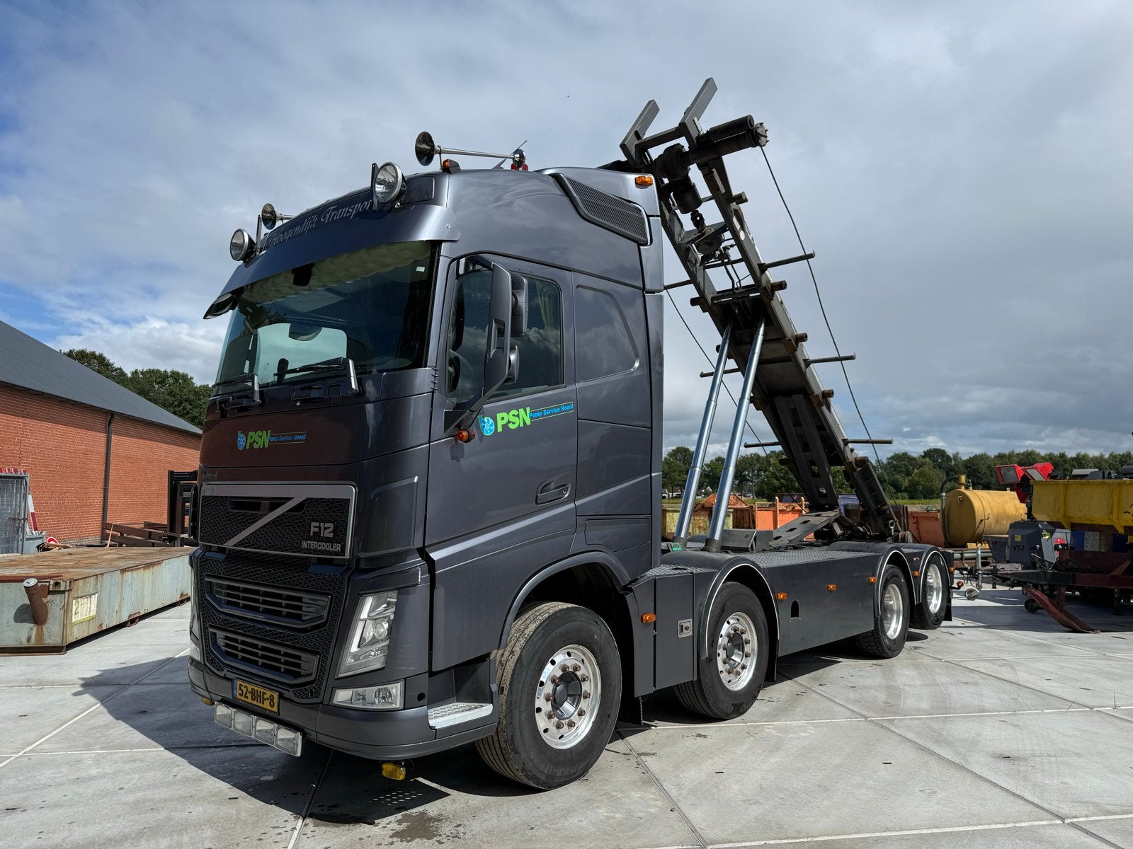 Volvo FH euro 6 container kabel systeem, Automaat, Achterwielaandrijving, Leder, Bedrijf
