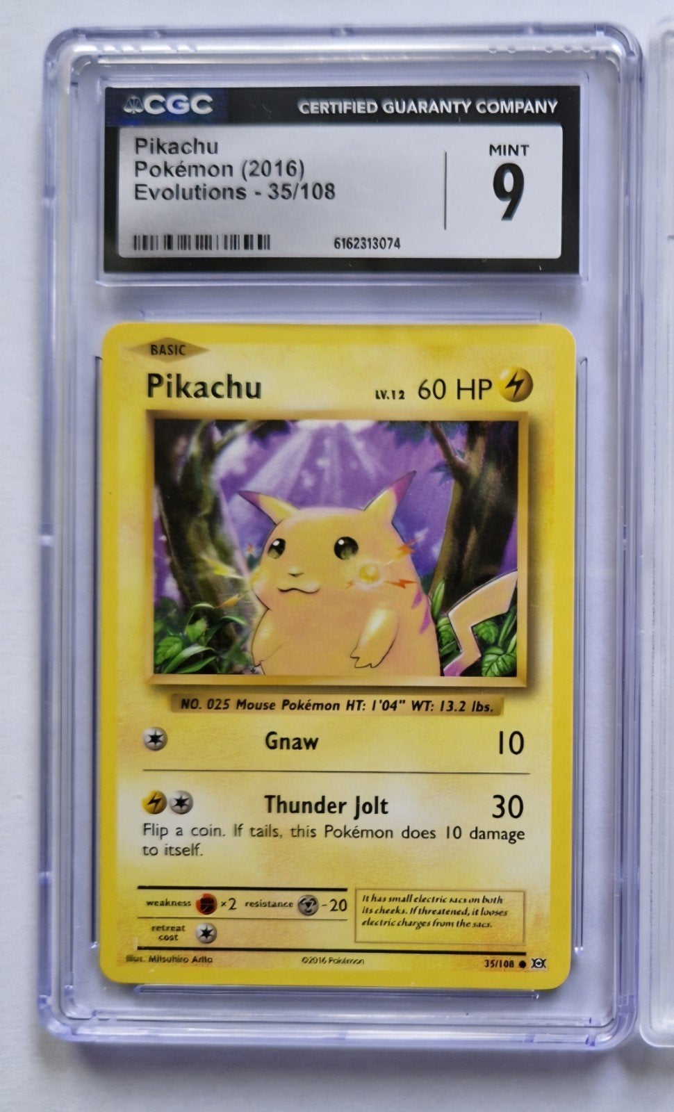 Pokémon kaart Pikachu CGC 9, Hobby en Vrije tijd, Verzamelkaartspellen | Pokémon, Ophalen of Verzenden, Nieuw