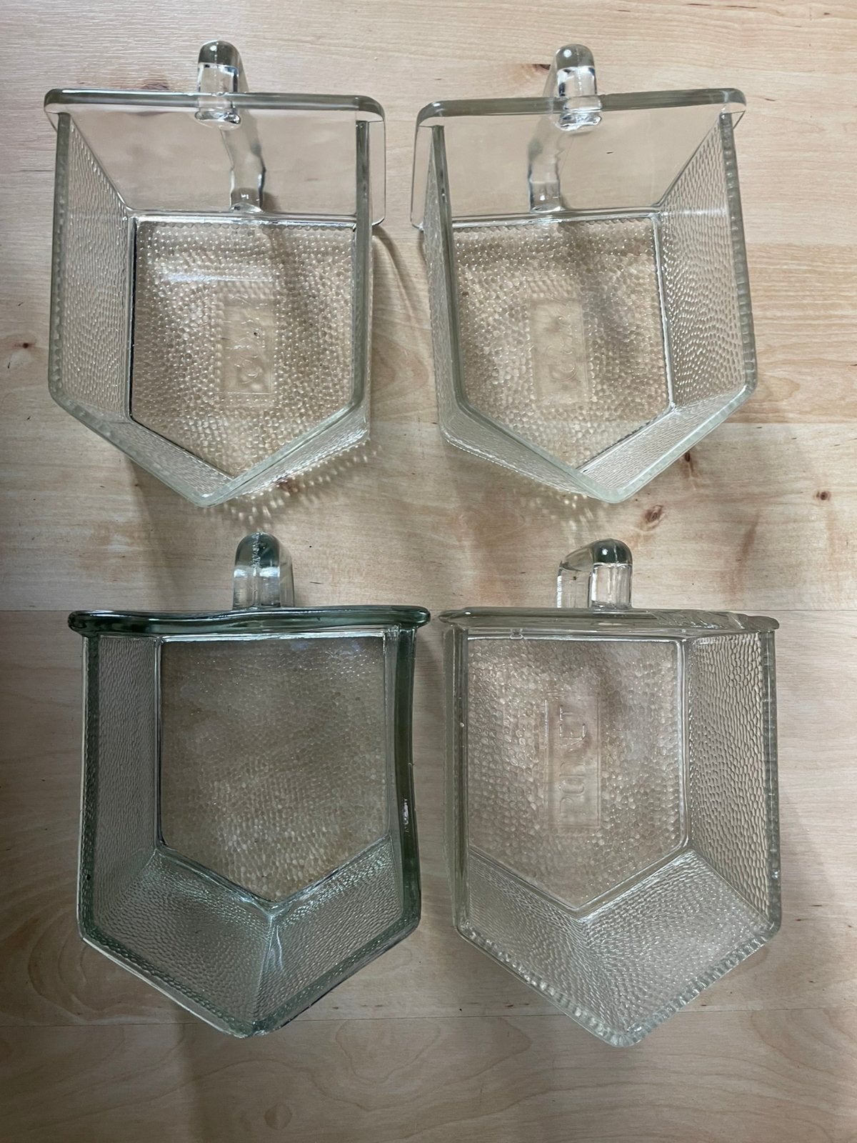 4 gruttersbakken glas, Ophalen of Verzenden, Huis en Inrichting