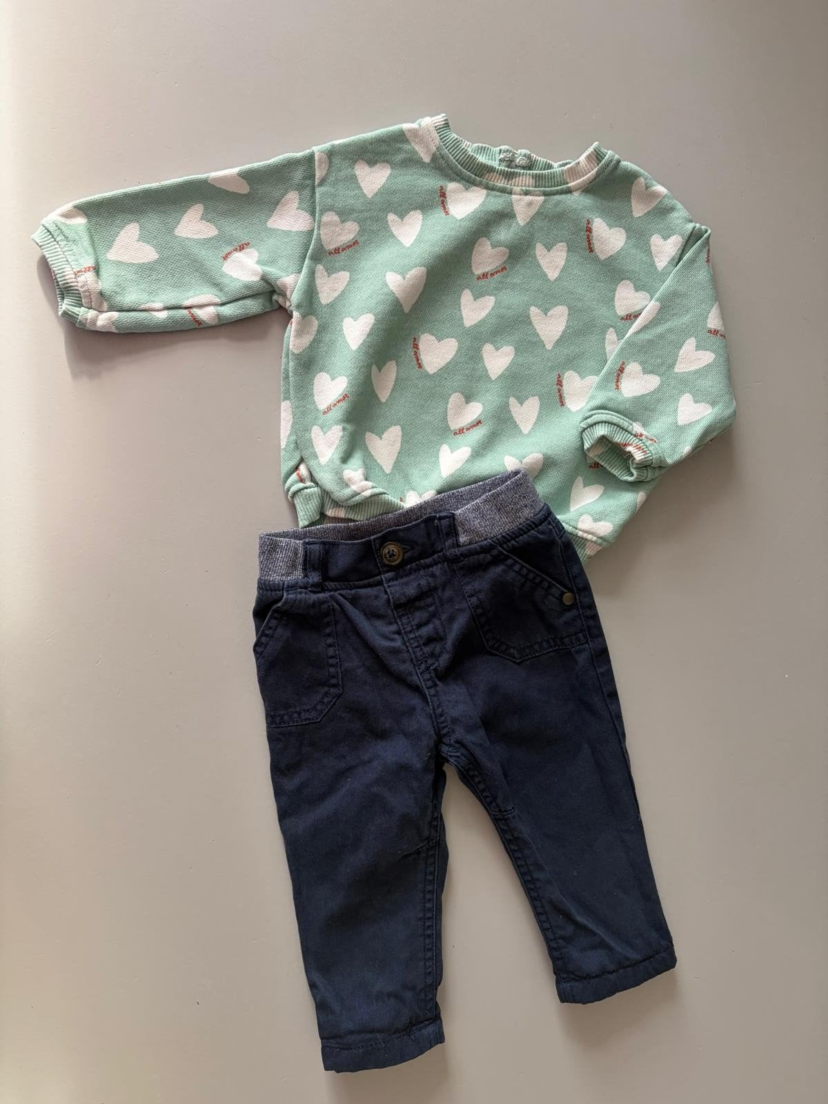 Baby boy set – 100% Cotton, ZARA Baby & F&F – Size 68, Kinderen en Baby's, Ophalen of Verzenden, Zo goed als nieuw, Zara, Jongetje of Meisje