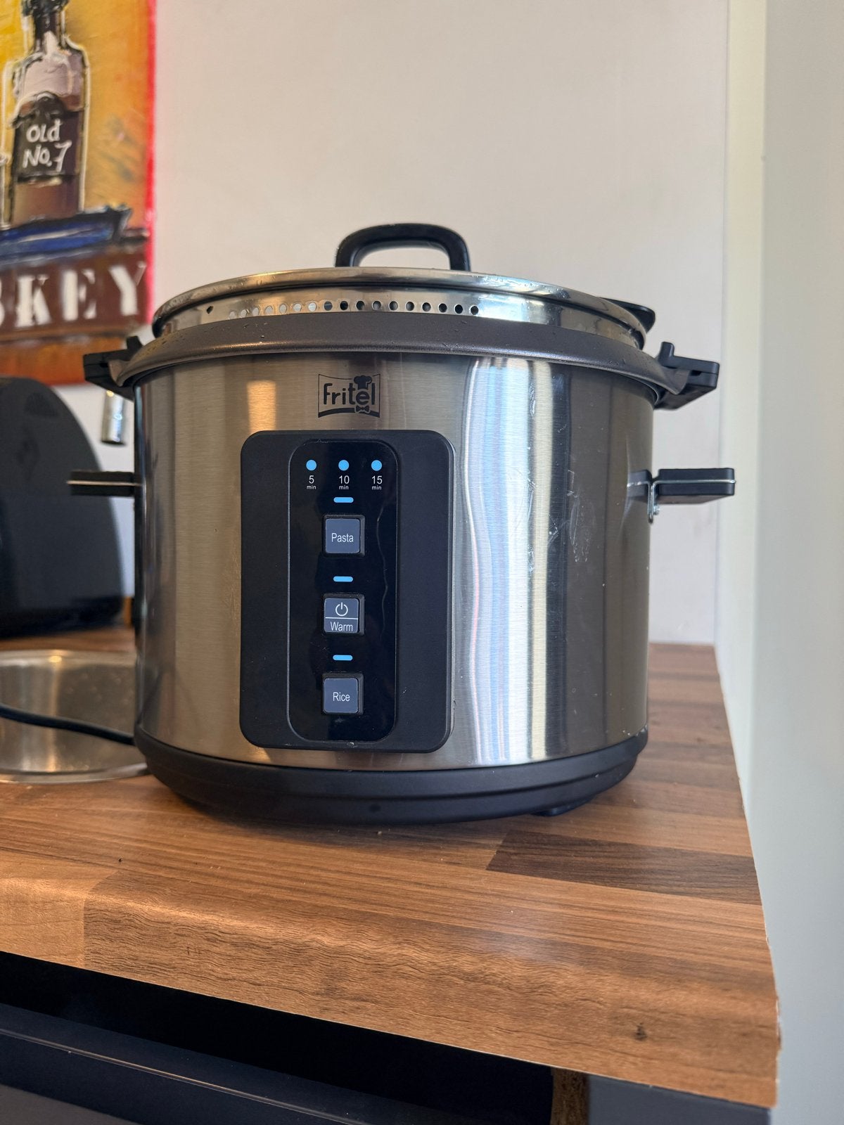 Fritel Pasta/Rijstkoker - RVS, Ophalen, Zo goed als nieuw