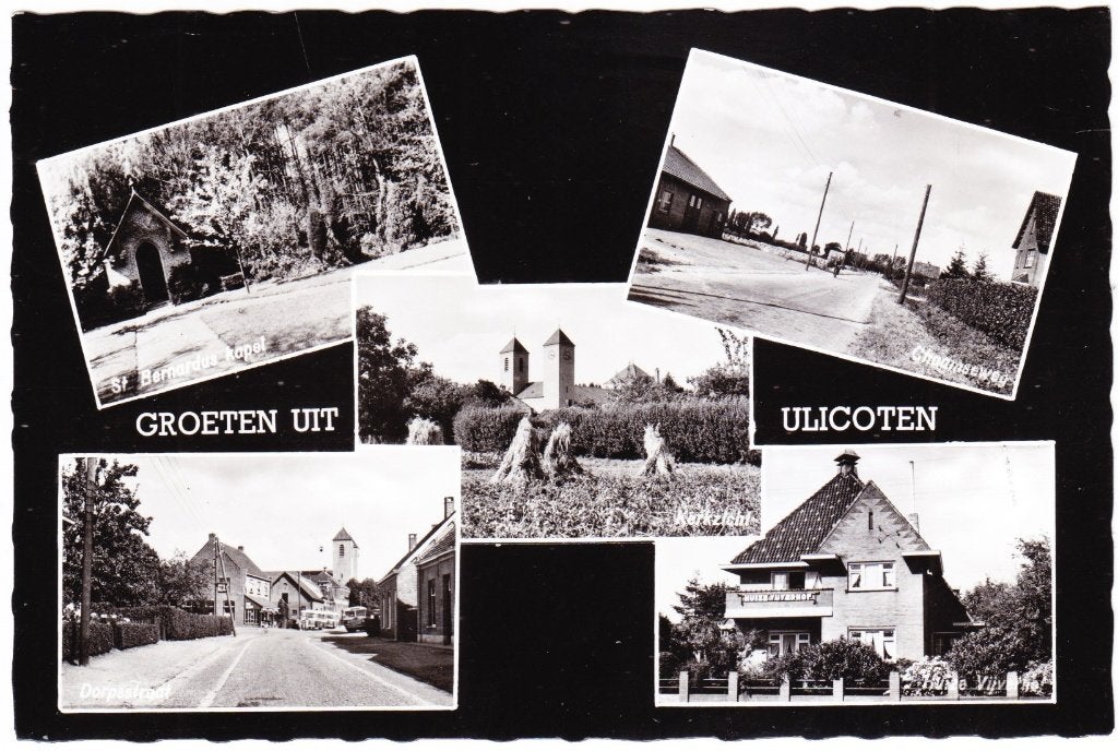 Groeten uit Ulicoten - 5 luik, Verzenden, 1960 tot 1980, Ongelopen, Noord-Brabant