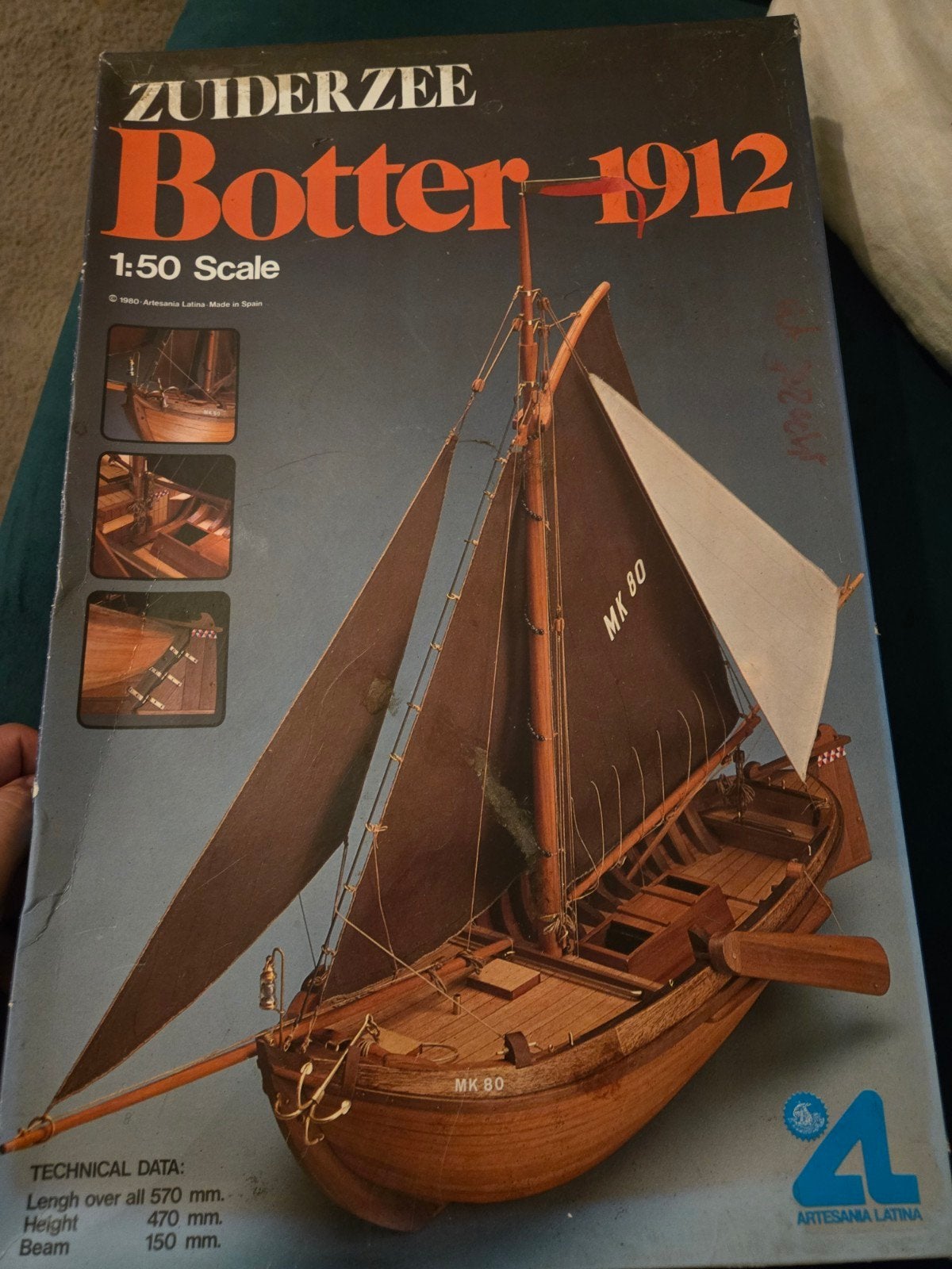 Zuiderzee Botter 1912 Modelbouwkit Schaal 1:50, Hobby en Vrije tijd, Modelbouw | Boten en Schepen, Ophalen of Verzenden, Nieuw