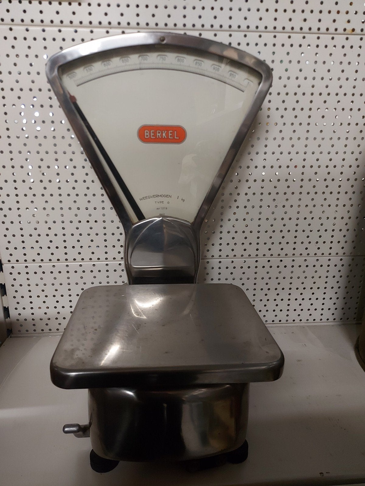 Vintage Berkel Weegschaal - Type O, 1 kg, Ophalen of Verzenden, Gebruikt