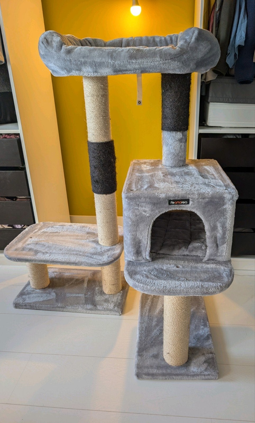 Katten krabpaal van Parya Pets (122cm hoog), Ophalen, Zo goed als nieuw, Krabpaal