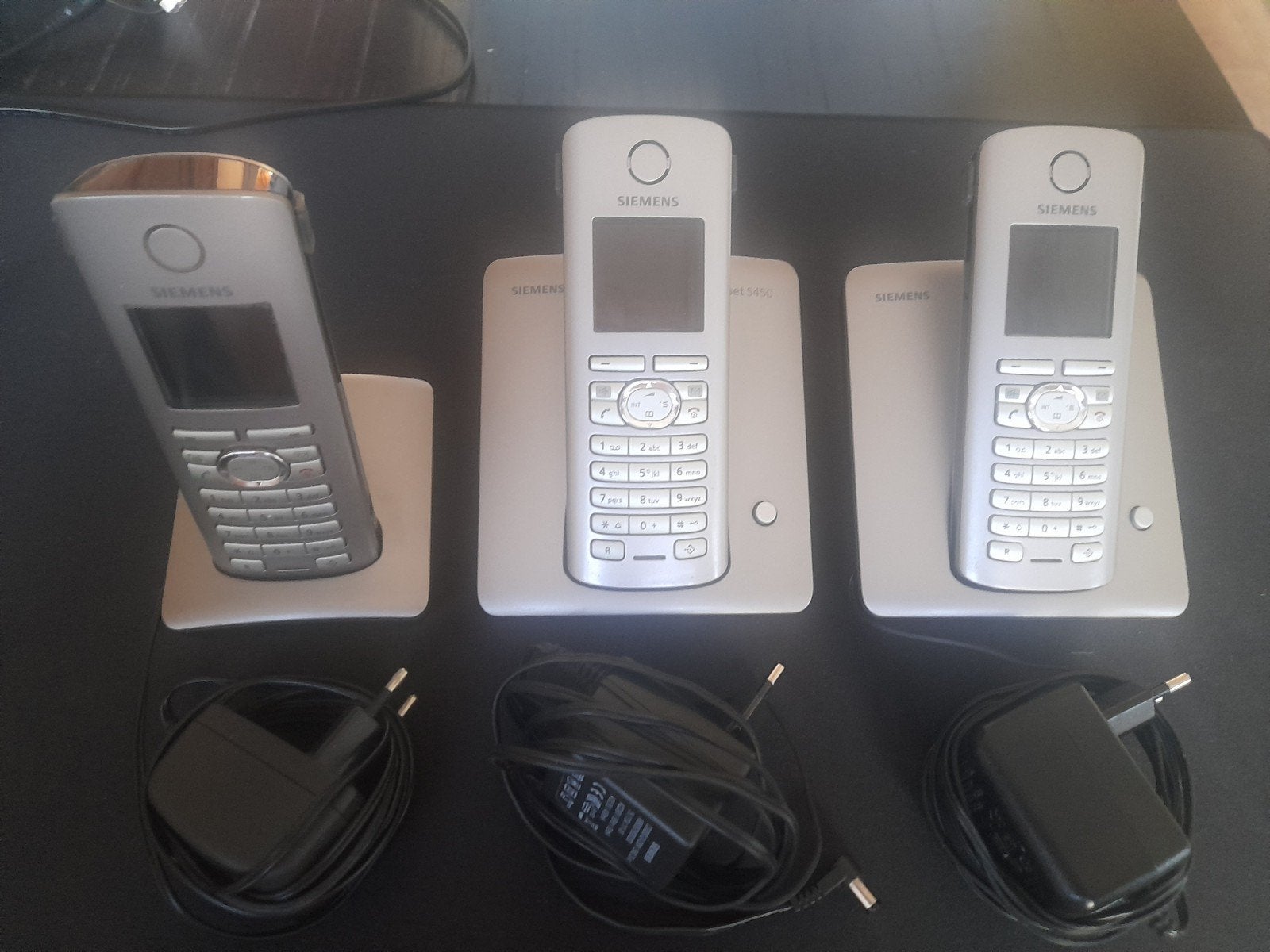 3x Siemens Gigaset S450 compleet, Telecommunicatie, Ophalen of Verzenden, 3 handsets