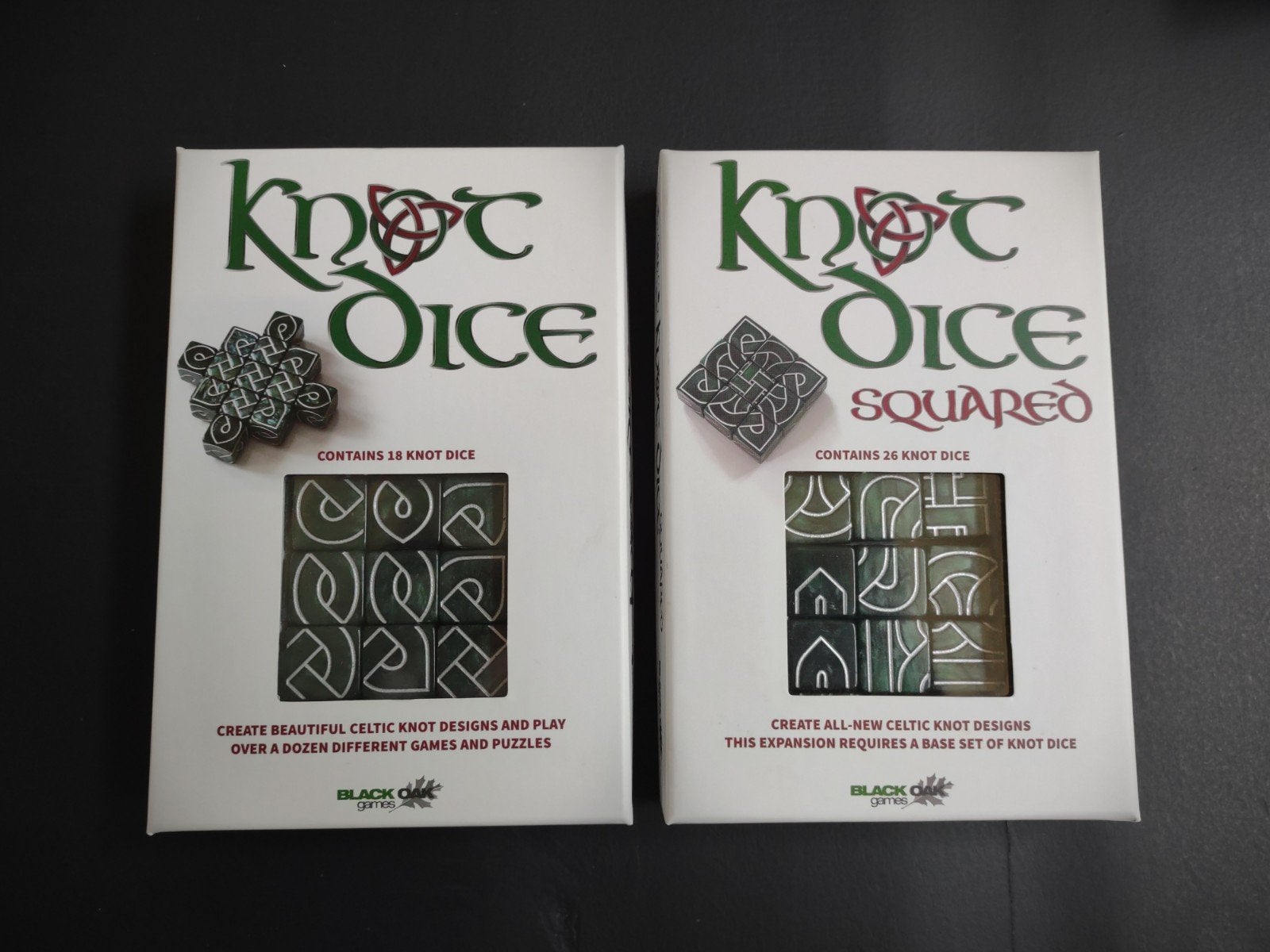 Knot Dice met uitbreiding - dobbelspel van Black Oak Games, Hobby en Vrije tijd, Gezelschapsspellen | Overige, Een of twee spelers
