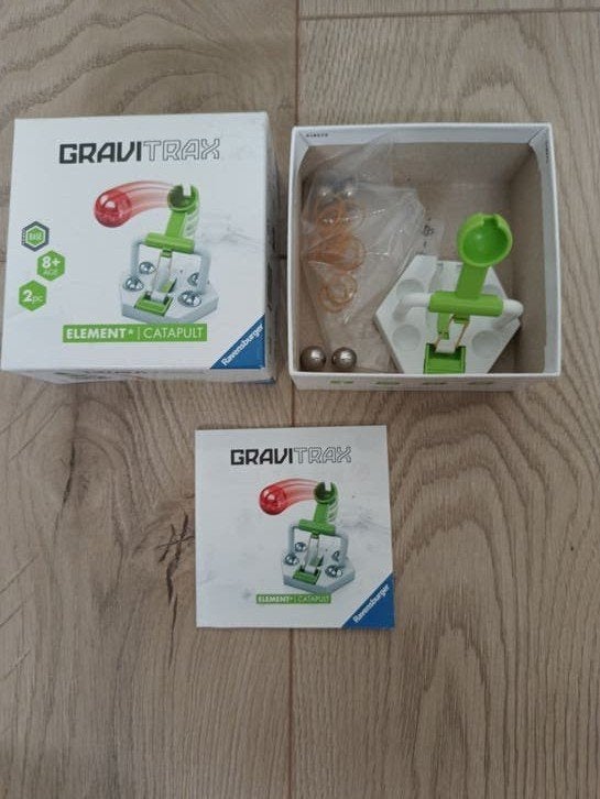 GraviTrax Element Catapult - Uitbreiding voor knikkerbaan, Ophalen of Verzenden, Zo goed als nieuw, Bouwen