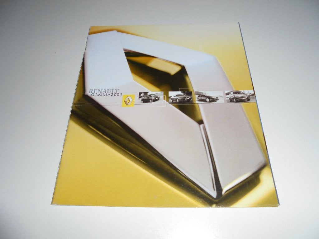 brochure Renault modellenprogramma  2001, Ophalen of Verzenden, Nieuw, Renault