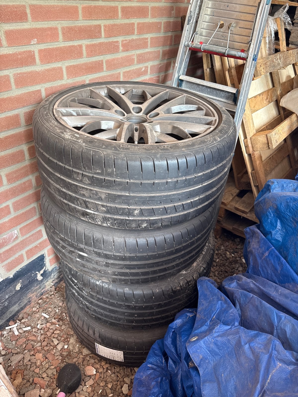 BMW BMW X1 E84 19 inch 465 Velgen + Zomerbanden Goodyear, Auto-onderdelen, Ophalen, 18 inch, Gebruikt, Banden en Velgen