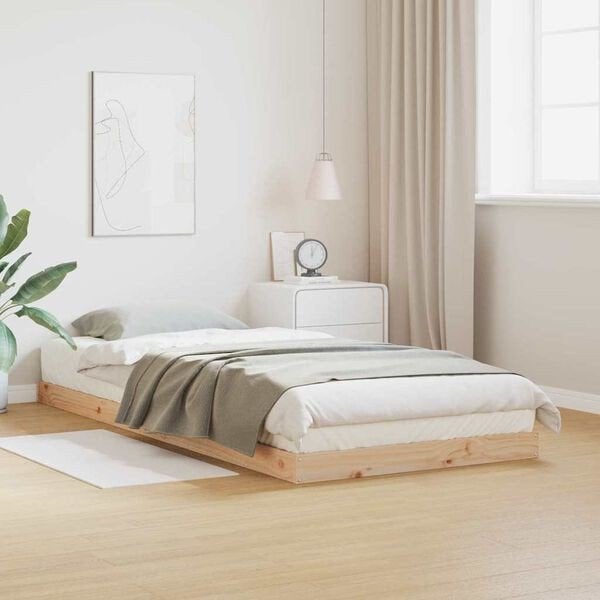 Bedframe hout 90x220 NIEUW in de verpakking, Ophalen, 90 cm, Nieuw, Hout