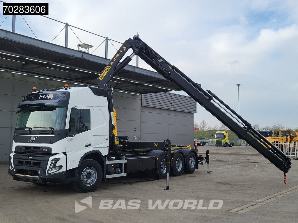 Volvo FMX 500 8X4 NEW! Palfinger PK33002 EH Crane + HT22TEC, Automaat, Euro 6, Wit, Bedrijf