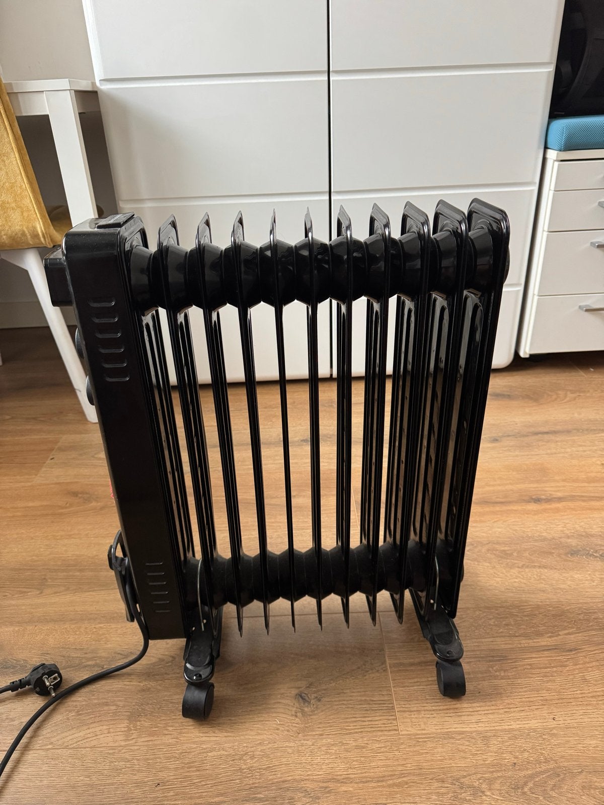 Pro Breeze 2500W Olieradiator – Zo goed als nieuw - Zwart, Radiator, Minder dan 60 cm, Ophalen of Verzenden, Zo goed als nieuw