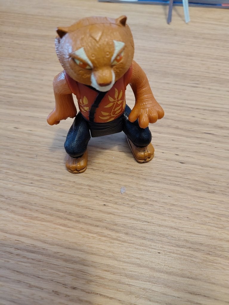Speelfiguren kung fu panda; Mantis, Tijger, Ophalen of Verzenden, Gebruikt