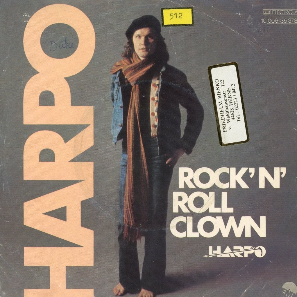 S Harpo - Rock' n' Roll Clown, Gebruikt, Verzenden, 7 inch, Pop