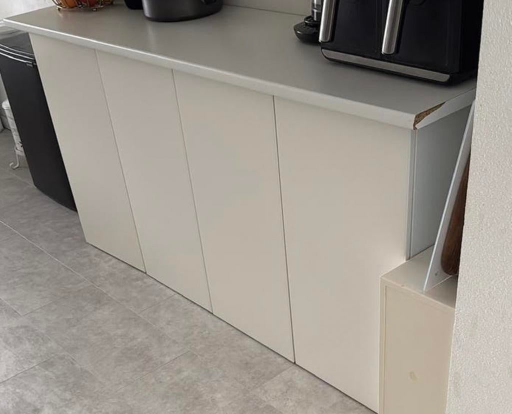 Ikea Metod keukenkast met los keukenblad, Ophalen, Gebruikt, Wit, Overige typen