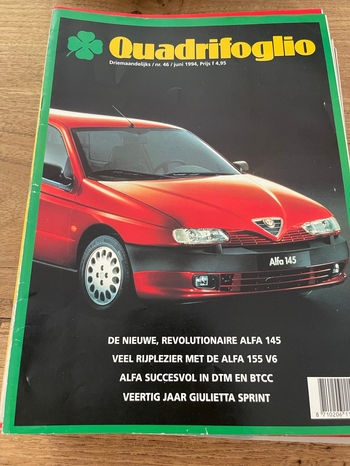 Quadrifoglio Magazine nr. 46 - Juni 1994 - Alfa Romeo, Ophalen of Verzenden, Zo goed als nieuw, Alfa Romeo