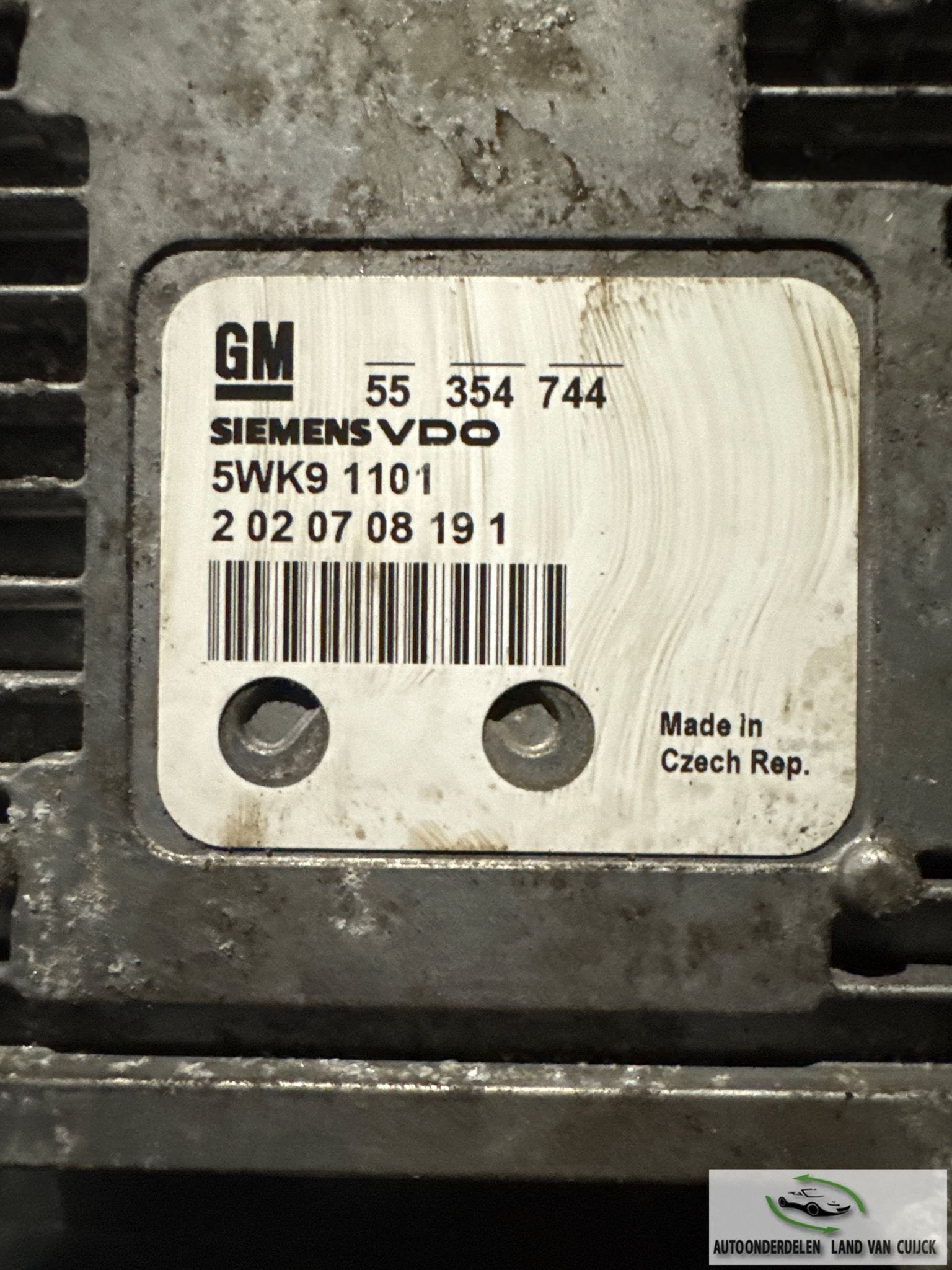 Opel Vectra C 2.2 Benzine 2002 Ecu 5 WK91101, Gebruikt, -, -, Ophalen of Verzenden