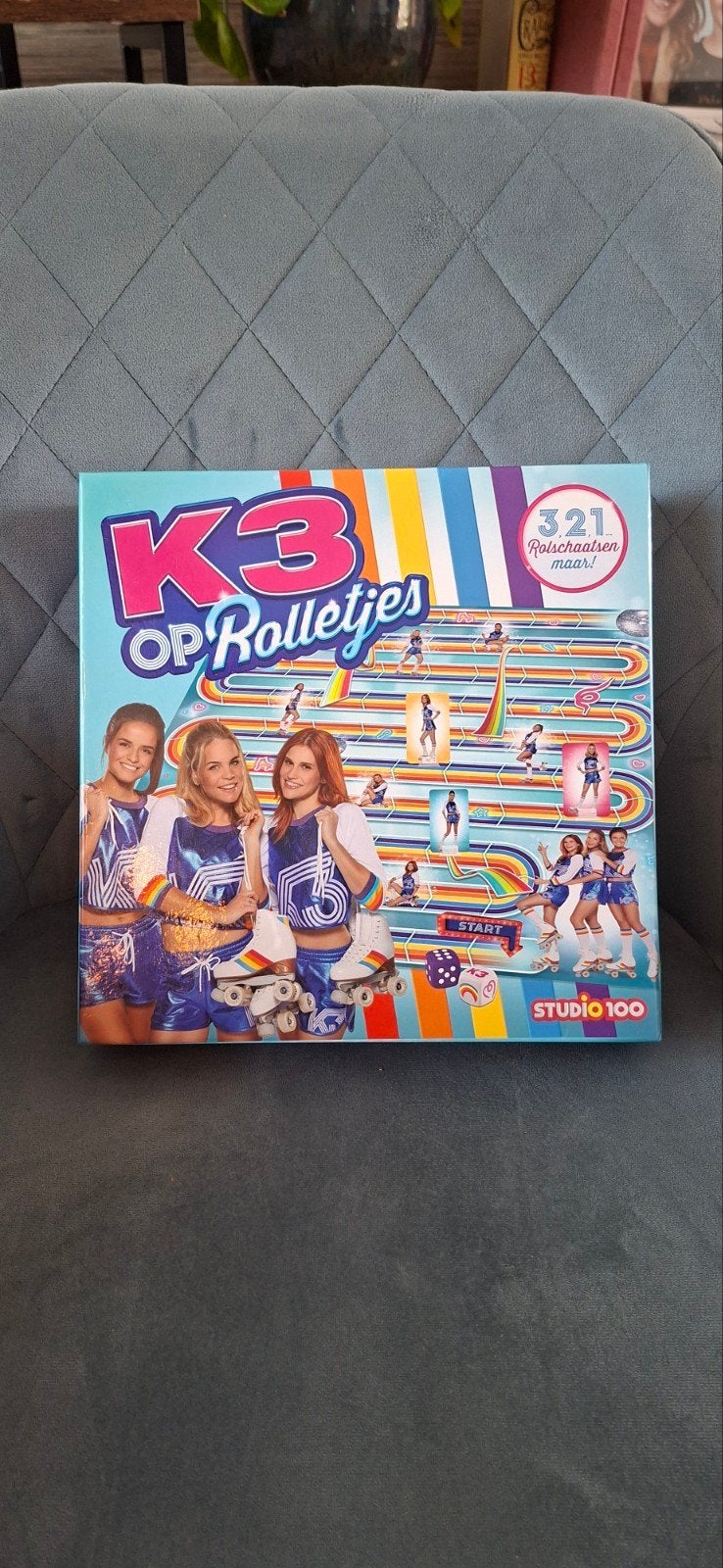 K3 Op Rolletjes bordspel - Zo goed als nieuw, Drie of vier spelers, Ophalen, Zo goed als nieuw, Studio 100