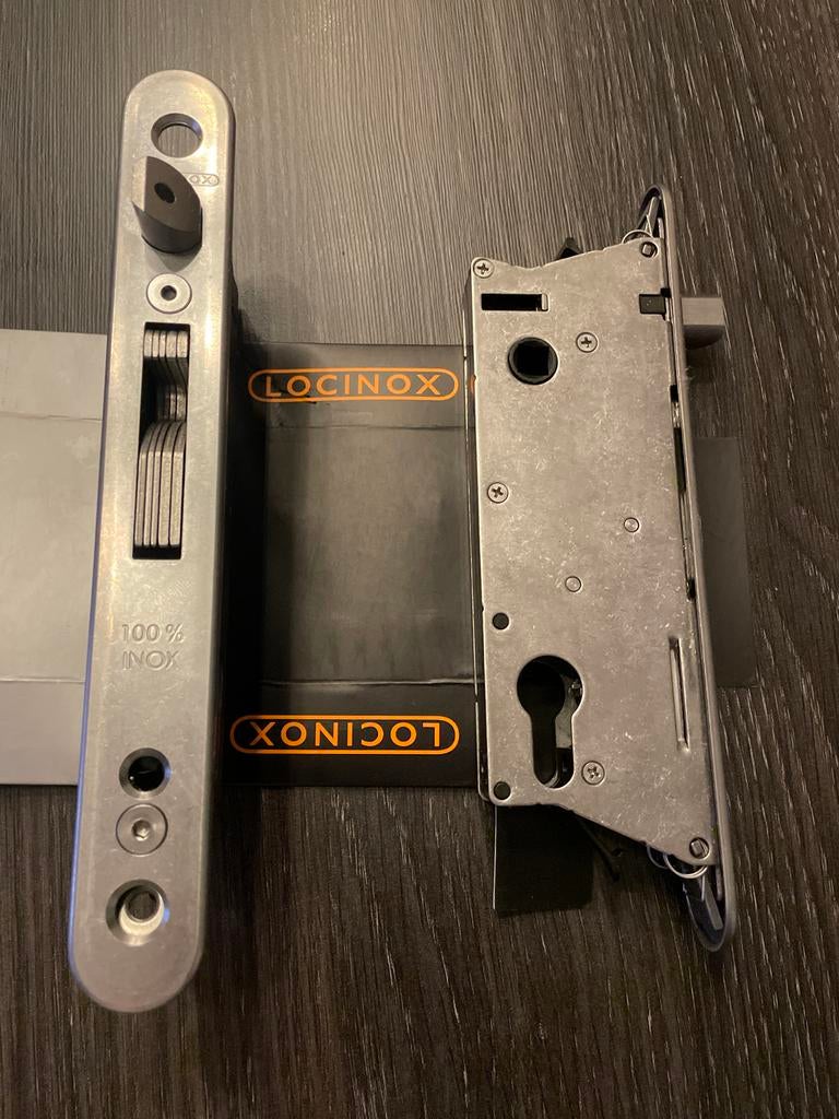 Locinox Slot met cilinders - 100% Inox, Doe-het-zelf en Verbouw, Hang- en Sluitwerk, Ophalen, Nieuw, Rvs, Slot