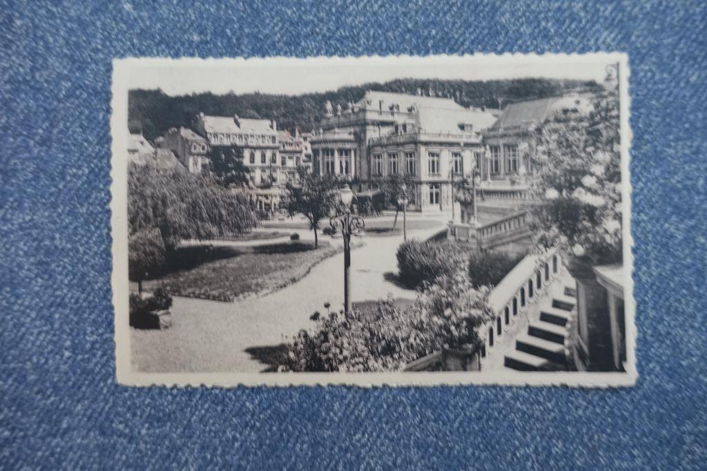 Spa. Casino, Verzamelen, Ansichtkaarten | België, Ophalen of Verzenden, 1920 tot 1940, Gelopen, Namen