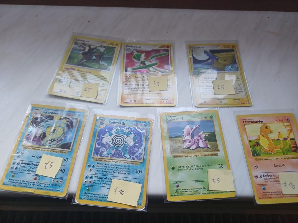 Verschillende pokemonkaarten, Ophalen of Verzenden, Meerdere kaarten