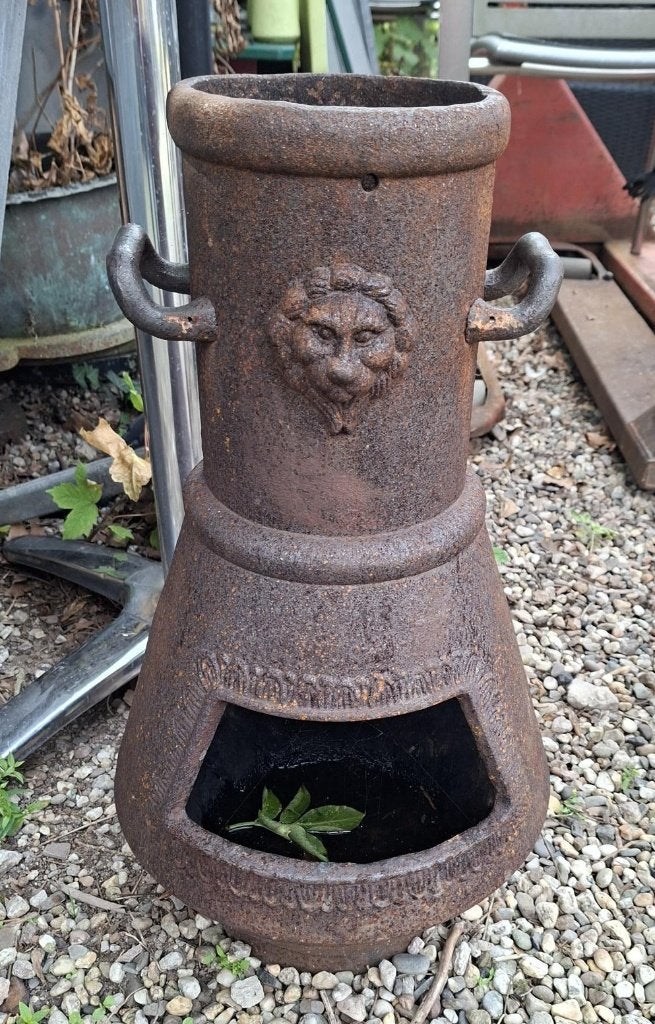 Vintage Houtkachel - Rustieke Sfeer voor Buiten, Huis en Inrichting, Kachels, Ophalen, Gebruikt, Houtkachel, Vrijstaand