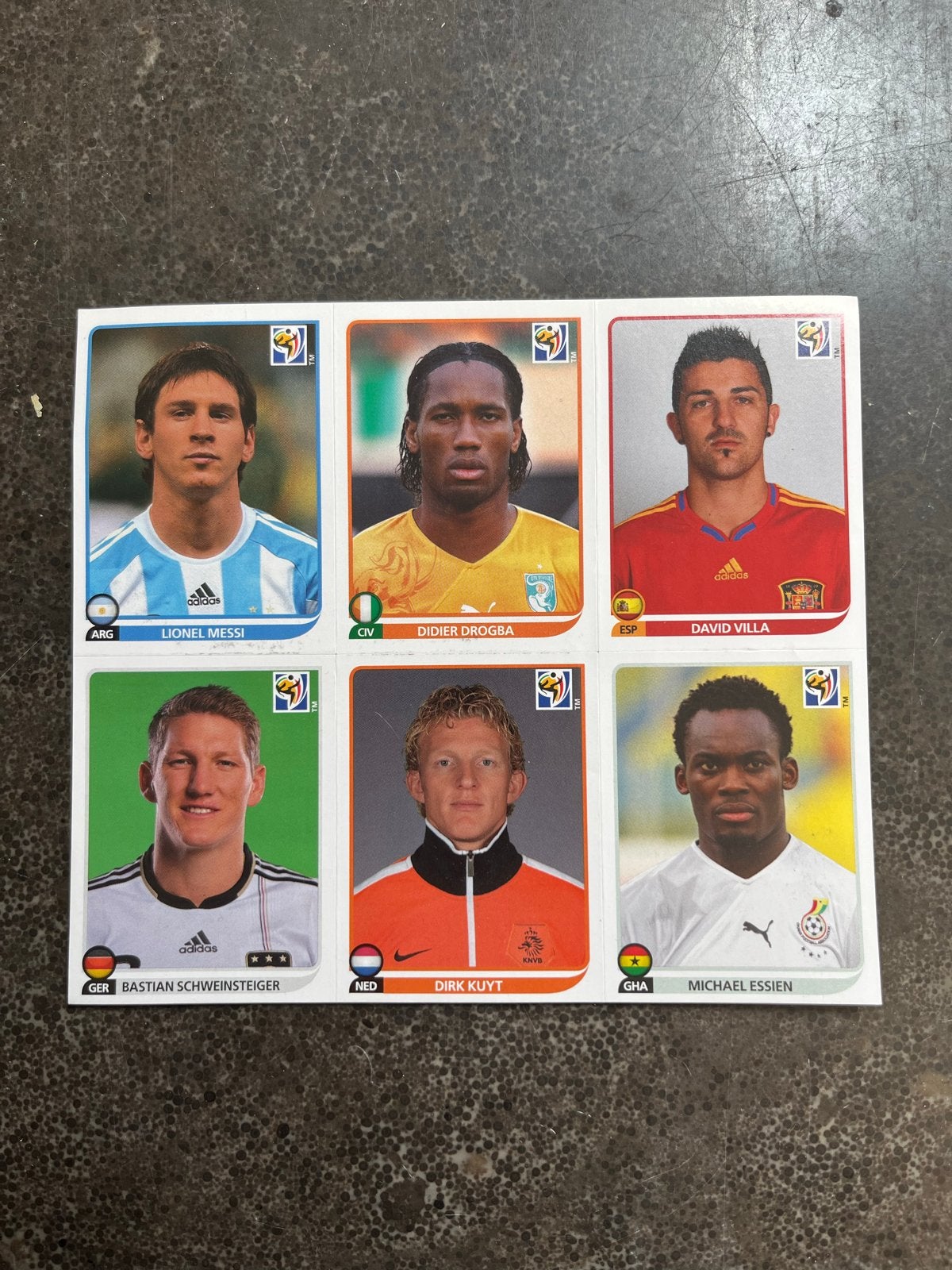 Panini WK 2010 Stickers uncut sheet, Verzamelen, Ophalen of Verzenden, Zo goed als nieuw, Sport