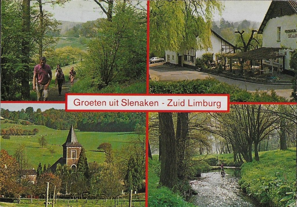 Kr2154 ansichtkaart groeten uit slenaken -- gelopen, Ophalen of Verzenden, 1980 tot heden, Gelopen
