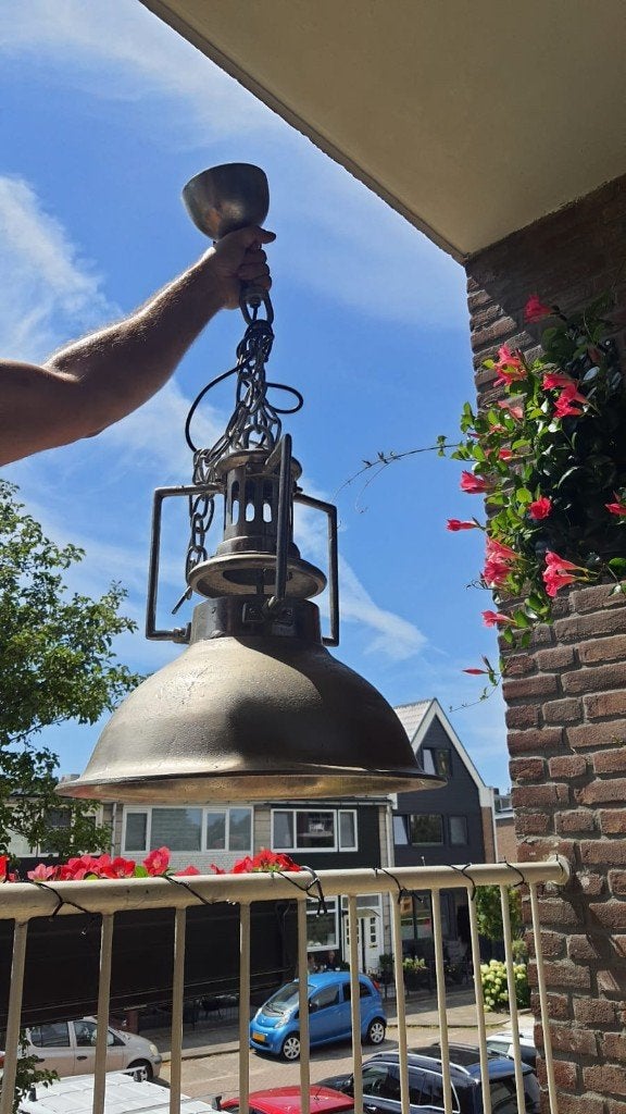 Industriele lamp, Ophalen, Gebruikt, Metaal, E27 (groot)