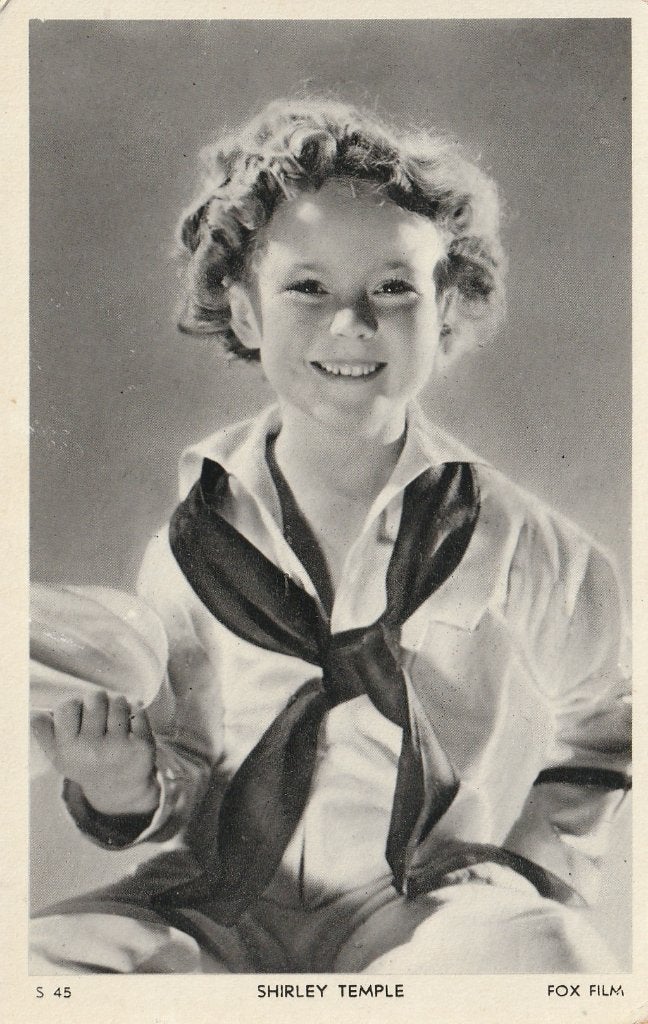 FILMSTER SHIRLEY TEMPLE JAREN 30 ZEER MOOIE OUDE KAART KO468, Ophalen of Verzenden, 1920 tot 1940, Ongelopen, Sterren en Beroemdheden