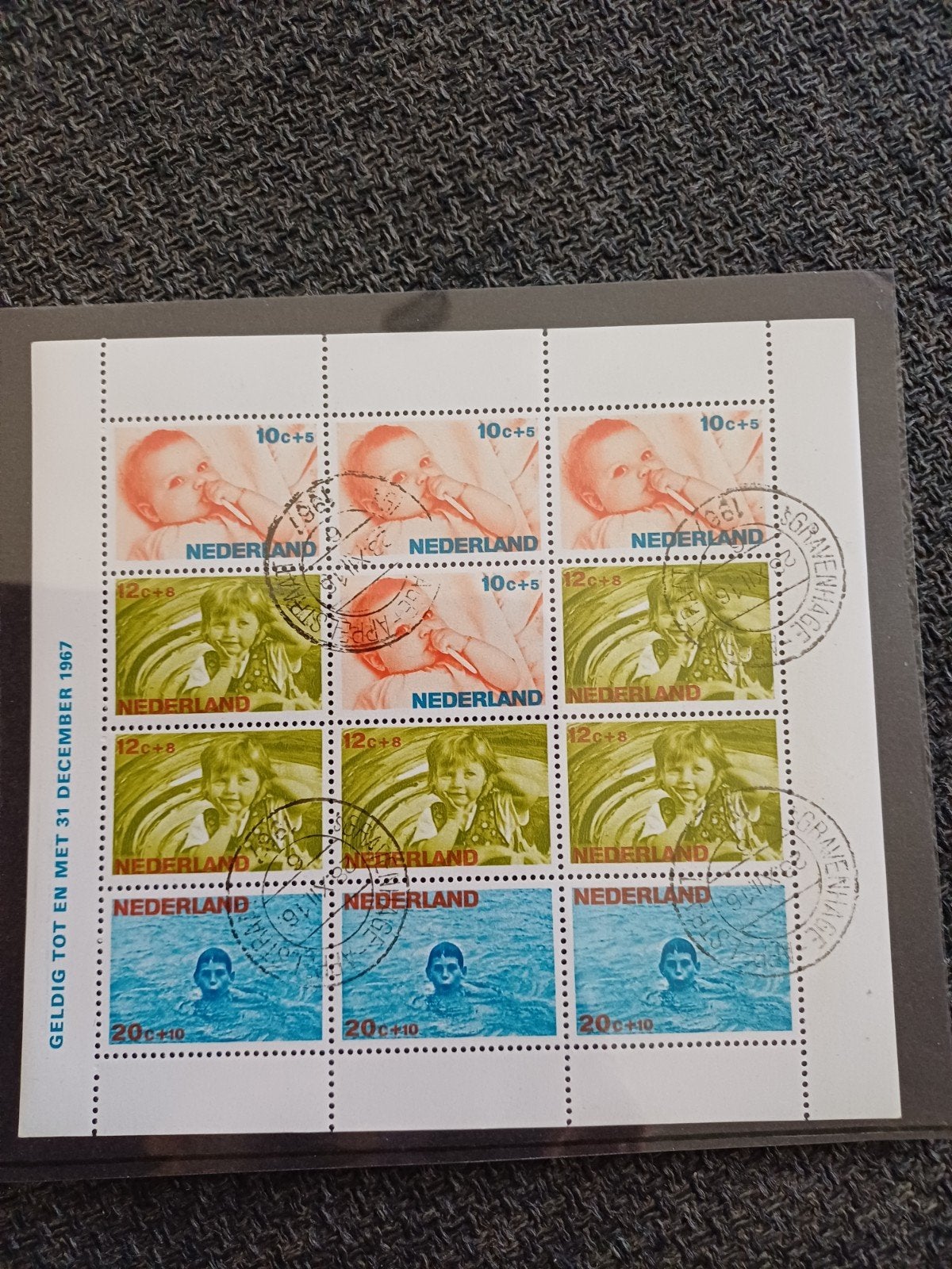 Nederlandse kinderpostzegels 1967 - Ongebruikte set, Postzegels en Munten, Postzegels | Nederland, Ophalen of Verzenden, Na 1940