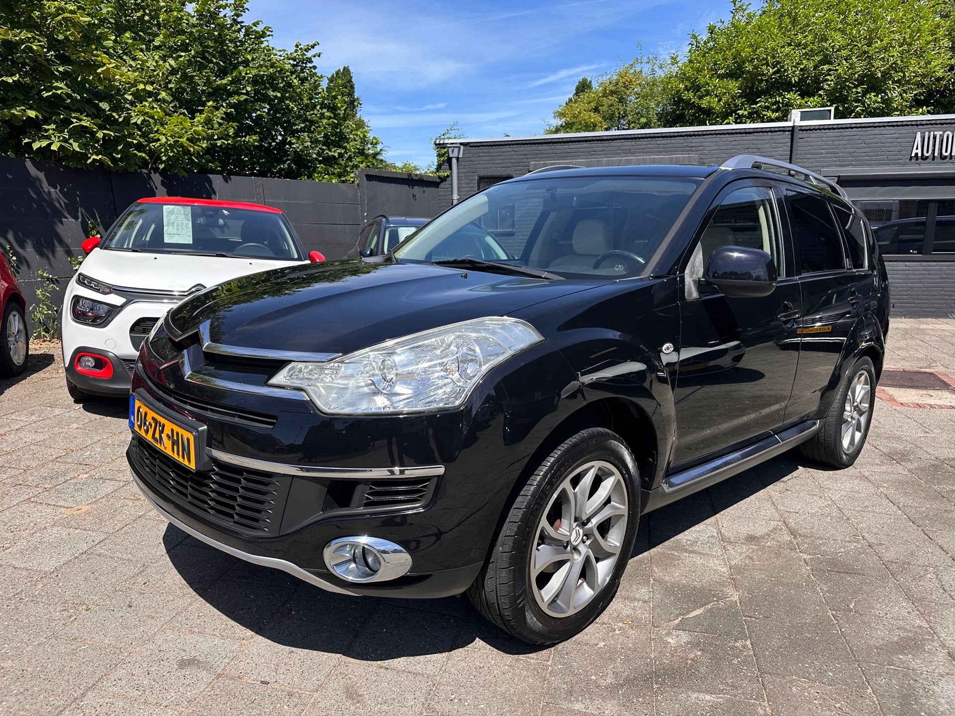 Citroen C-Crosser 2.4-16V Exclusive 7p Aut|4WD|Leer|, Auto's, Citroën, Automaat, Beige, 4 cilinders, 7 stoelen