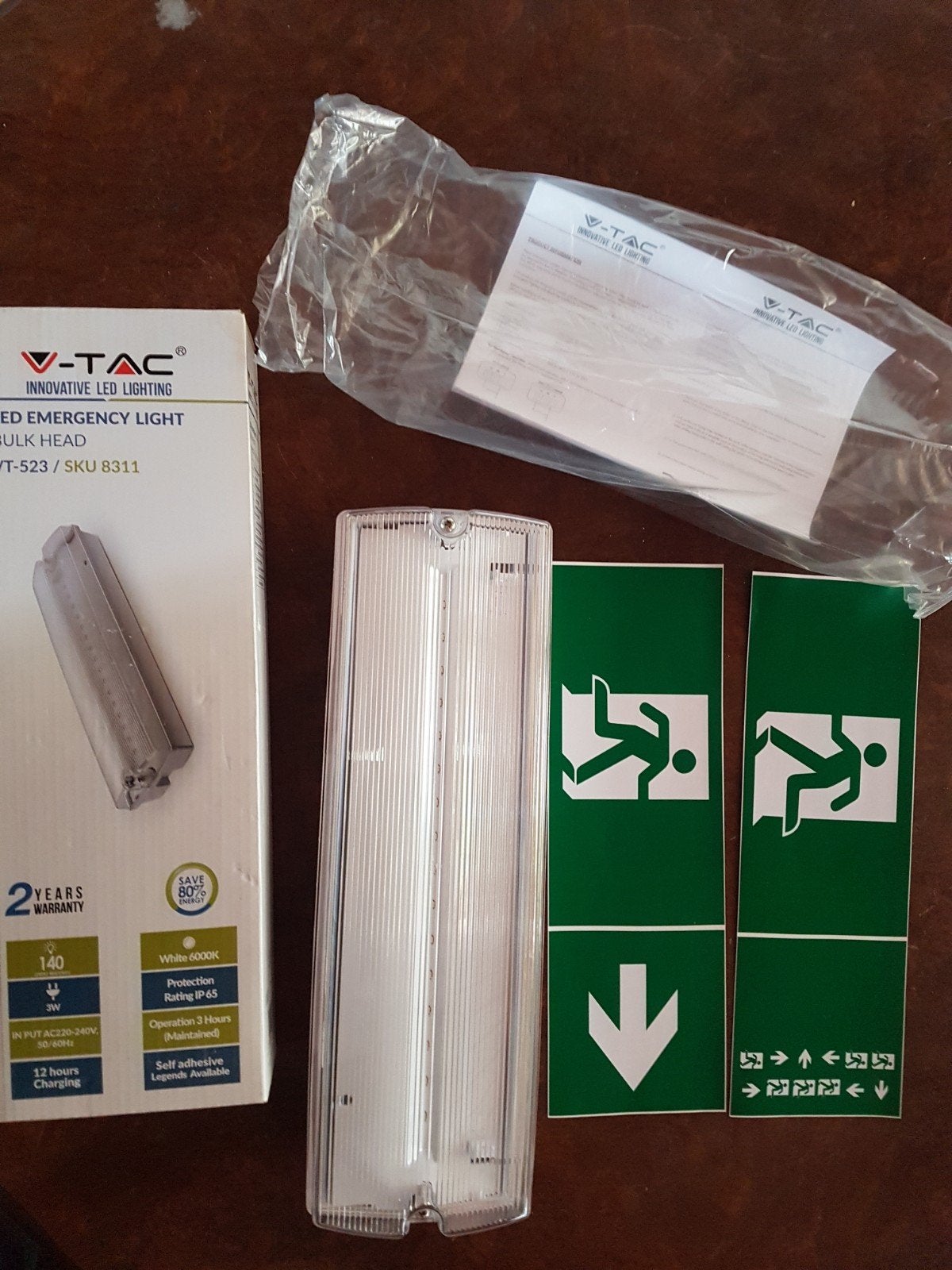 Noodverlichting led Emergency light uitgang exit verlichting, Ophalen, Led-lamp, Nieuw, Minder dan 10 watt
