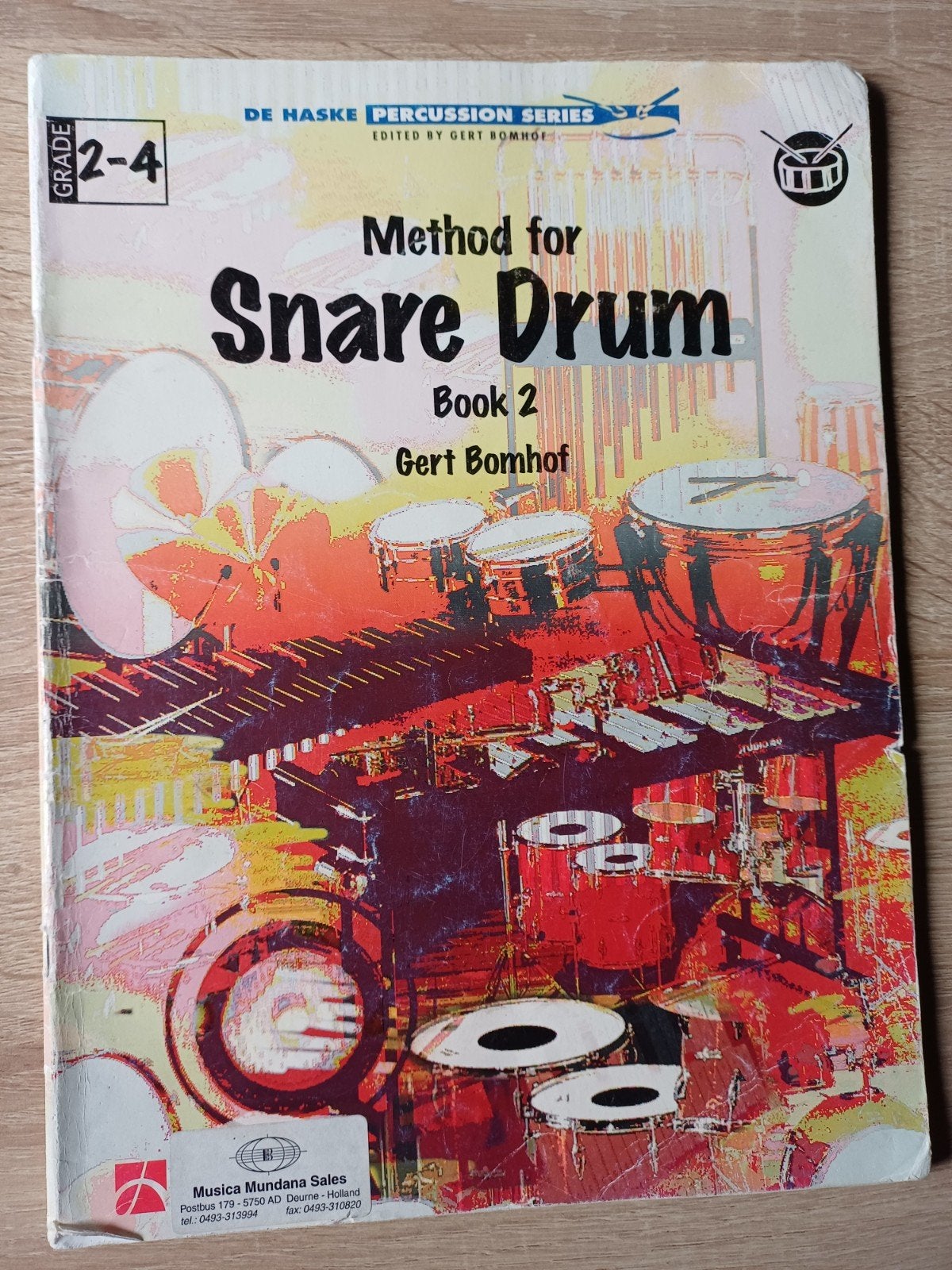 Methode voor SNARE drumbook 2 Gert Bomhof izgs, Ophalen of Verzenden, Gelezen