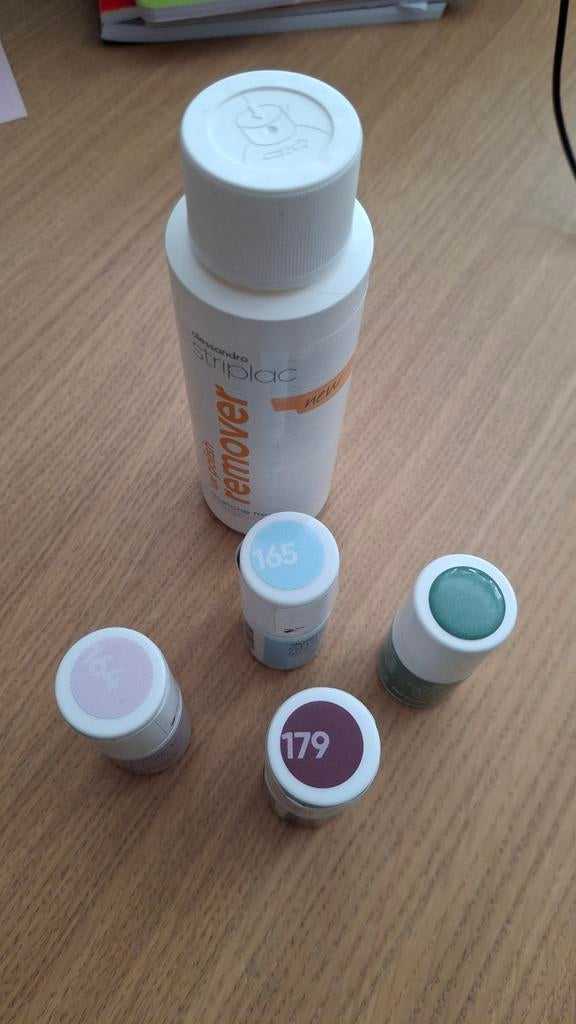 Alessandro Striplac kleuren met remover, Ophalen of Verzenden, Zo goed als nieuw, Gehele gezicht