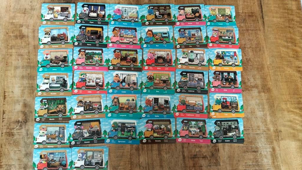Originele Animal Crossing Amiibo Buskaarten ,eerste Prints, 1 speler, Ophalen of Verzenden, Nieuw, Vanaf 3 jaar