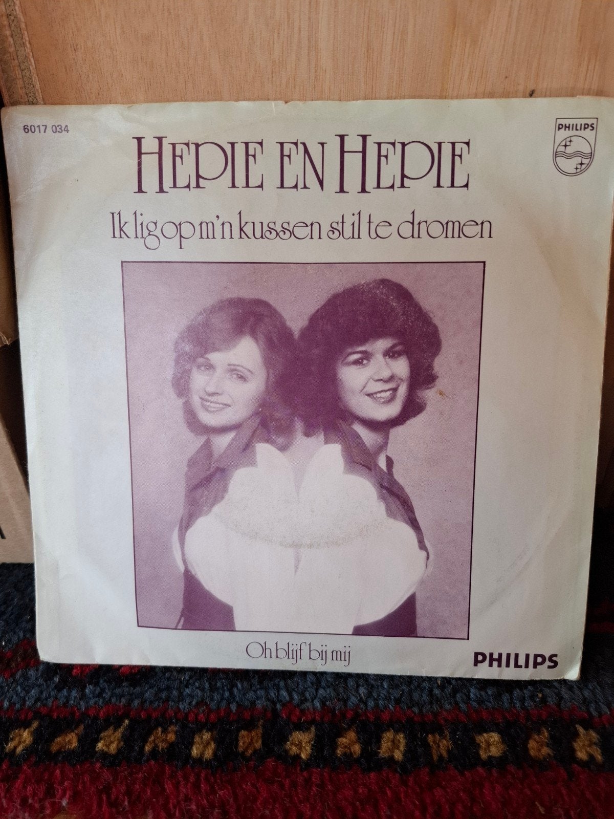 Hepie en Hepie - Ik lig op m'n kussen stil te dromen, Gebruikt, 7 inch, Ophalen of Verzenden, EP