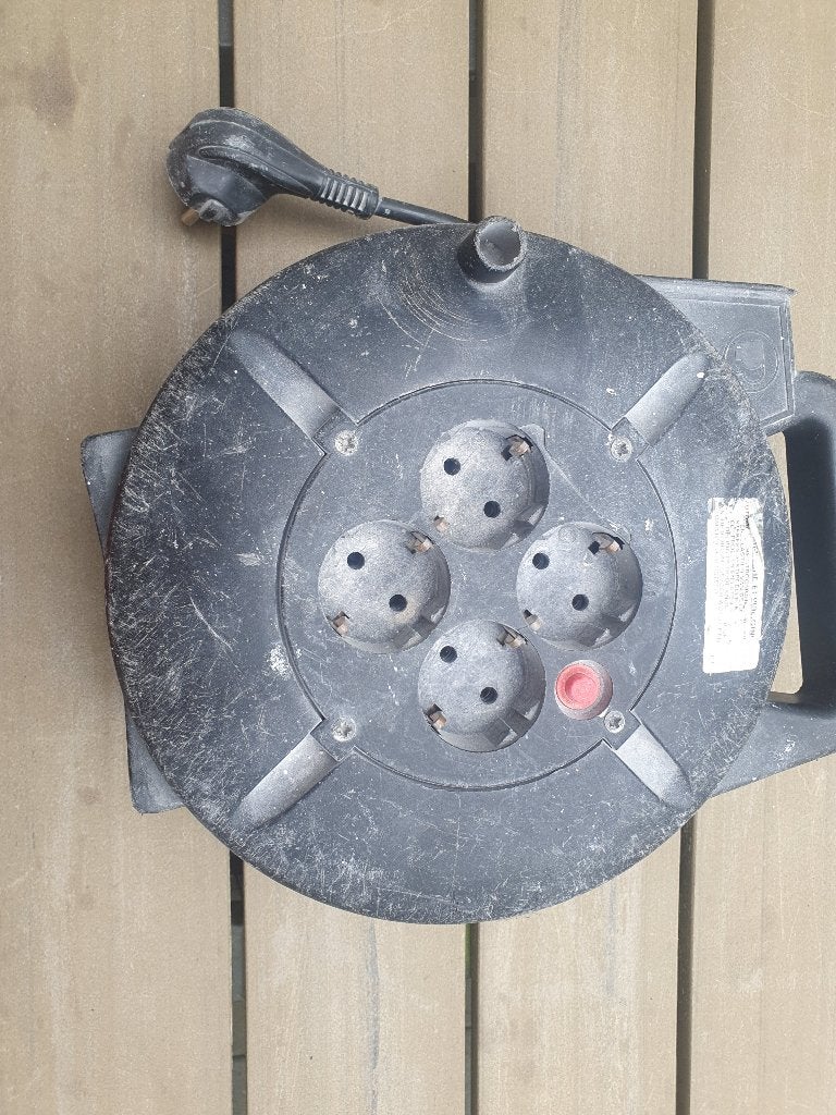 kabelhaspel 20 meter, Doe-het-zelf en Verbouw, Elektra en Kabels, Ophalen of Verzenden, Gebruikt, Kabel of Snoer