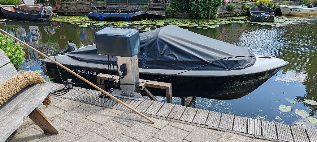 Sea-finder 435 + Haswing Ventura F5.0 24V, Consoleboot, 4 m, Elektrisch, 6 pk