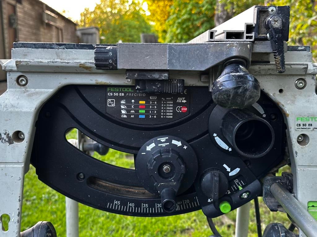 Festool tafelzaag cs 50, Cirkelzaag, Ophalen of Verzenden, Zo goed als nieuw, 30 tot 70 mm