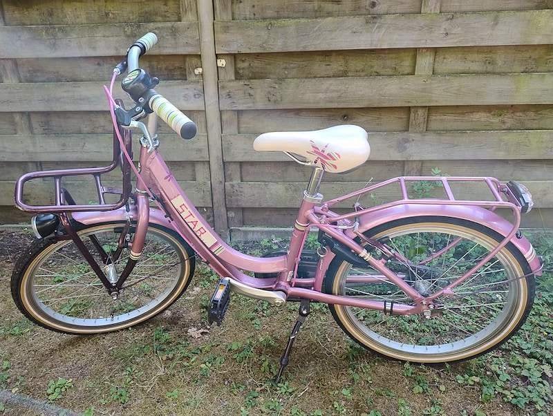 Batavus Star 20 inch meisjesfiets, Fietsen en Brommers, Ophalen, Gebruikt, Batavus, Handrem