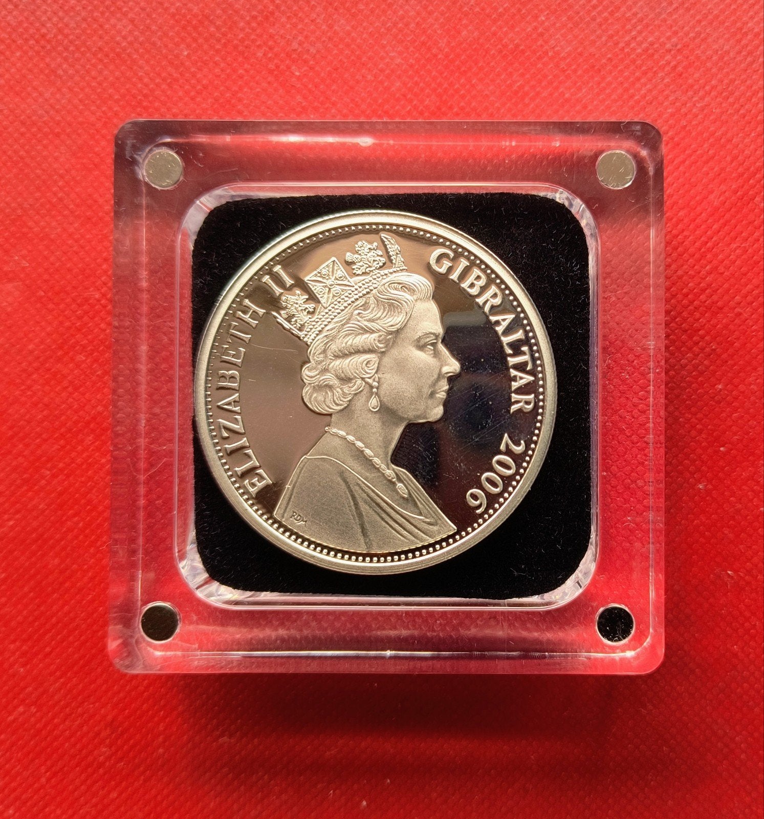 Gibraltar 5 pounds 2006 (PROOF), Postzegels en Munten, Munten | Europa | Niet-Euromunten, Ophalen of Verzenden, Overige landen